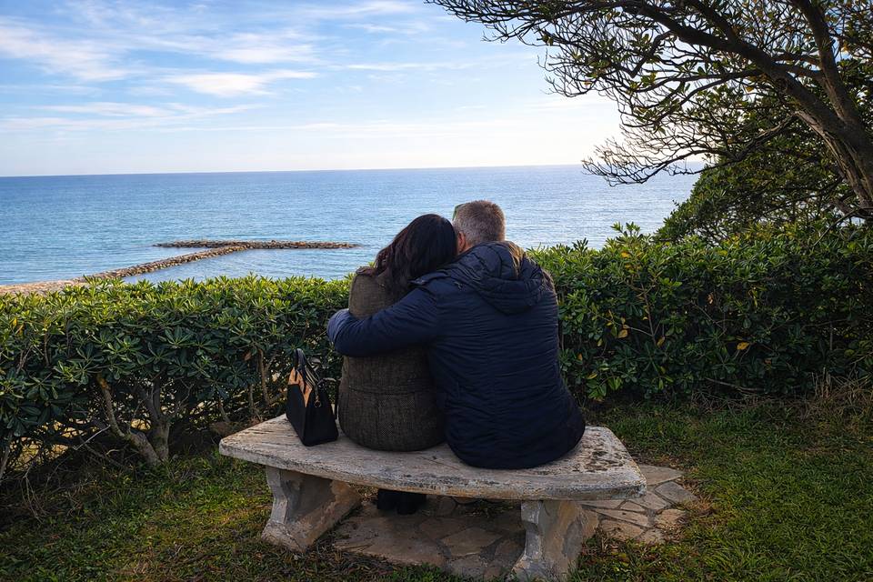 Couple on the bench