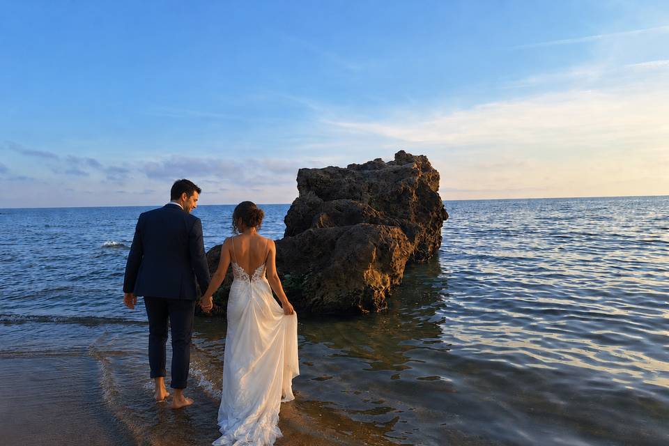 Photoshooting on the beach