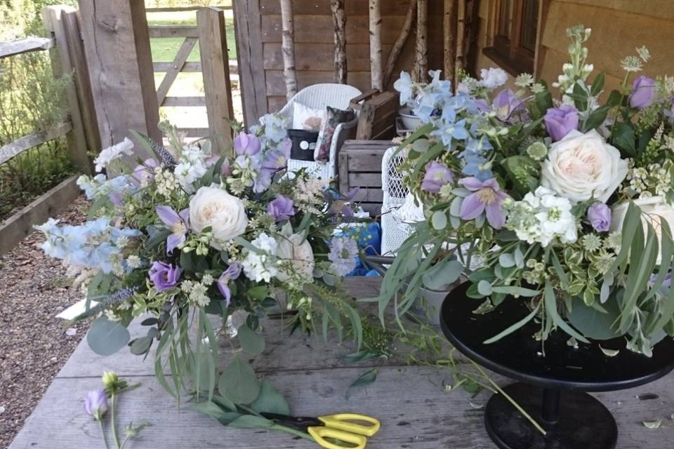 Pretty summer wedding