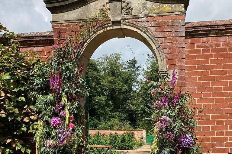 Floral columns