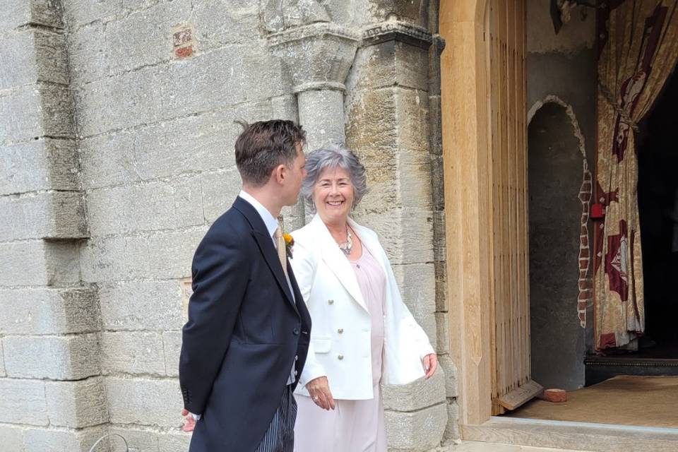 One excited groom