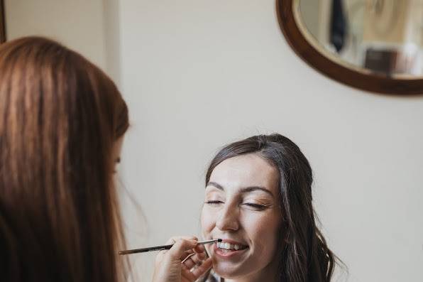 Bridal Makeup Application by M