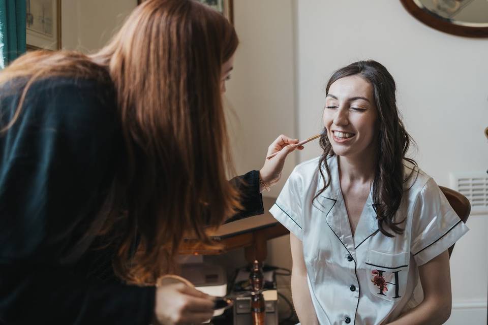 Bridal Makeup Application by M