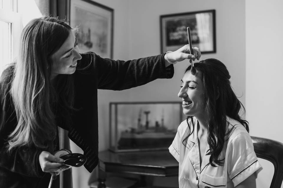 Bridal Makeup Application by M