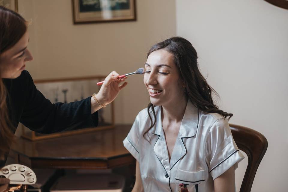Bridal Makeup Application by M