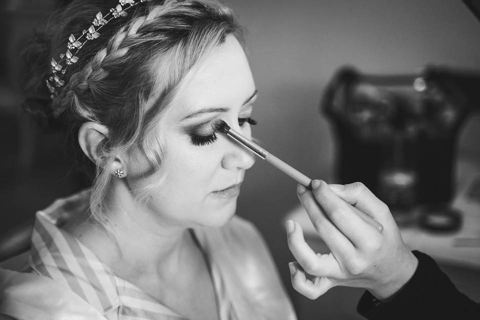 Bridal Makeup Application by M