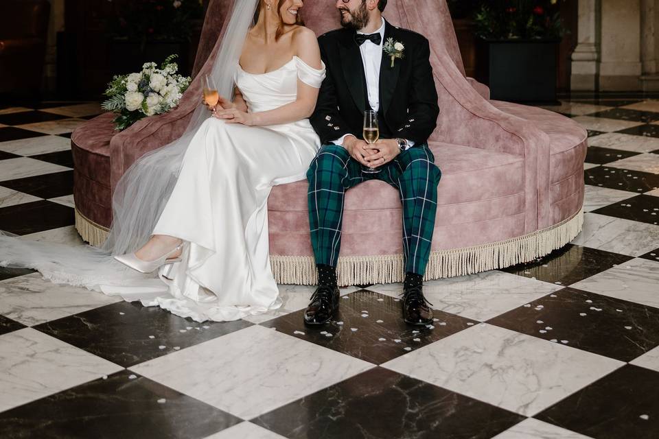 Couple in Edinburgh Grand