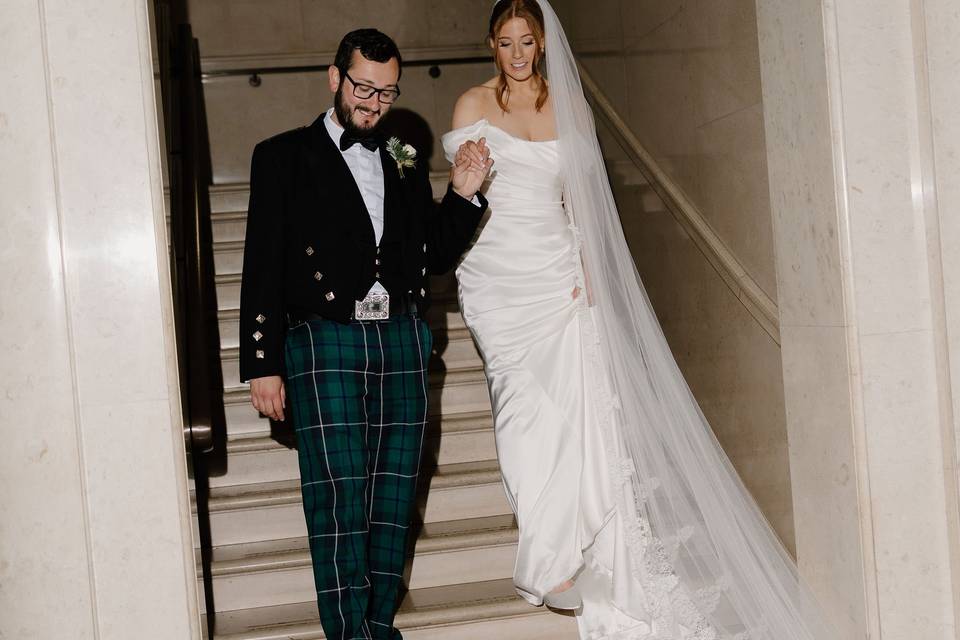 Couple in Edinburgh Grand