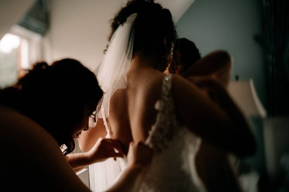 Bride prep