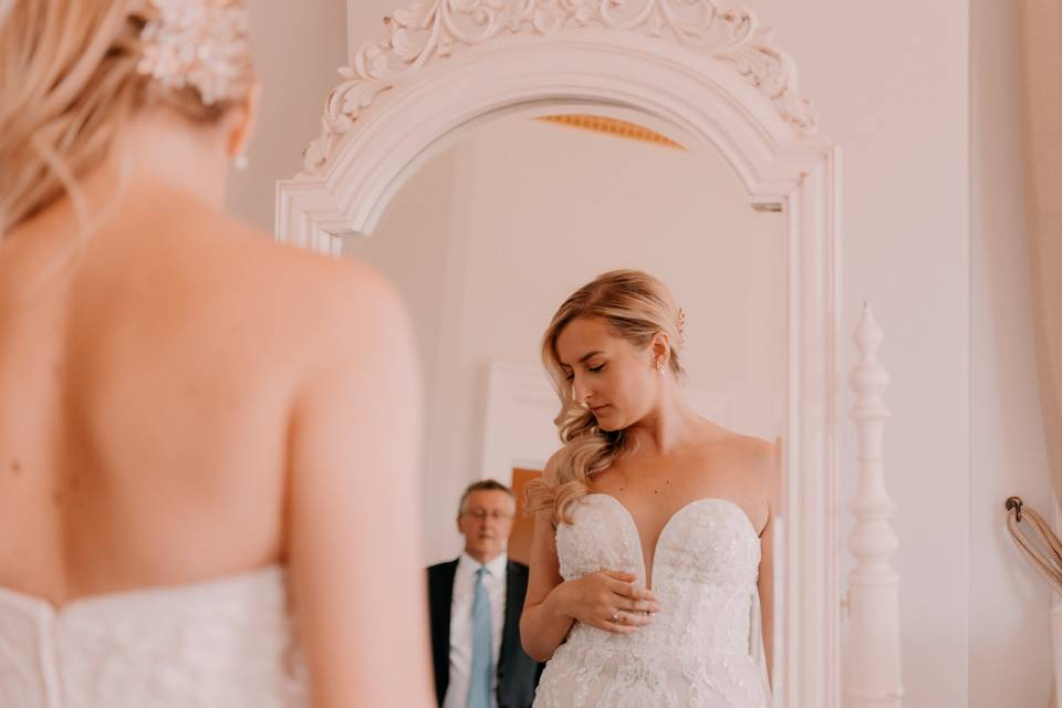 Bride prep