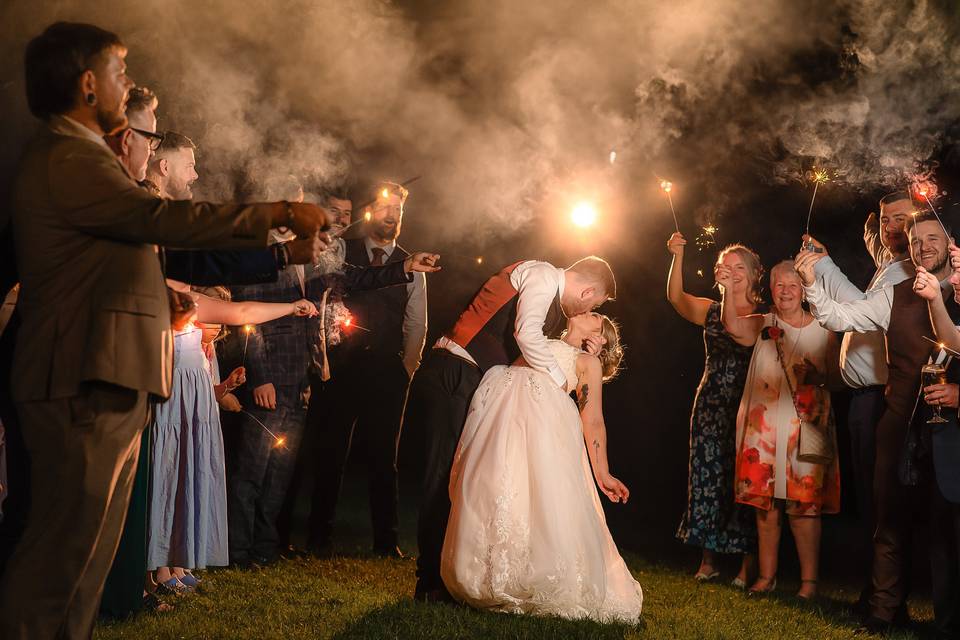 Sparkler shot