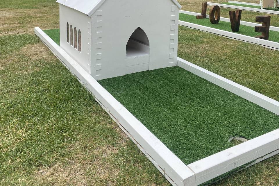 Playful church prop