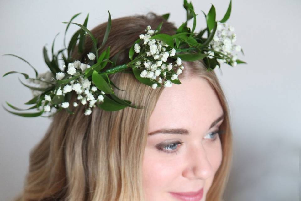 Bride ready for the ceremony