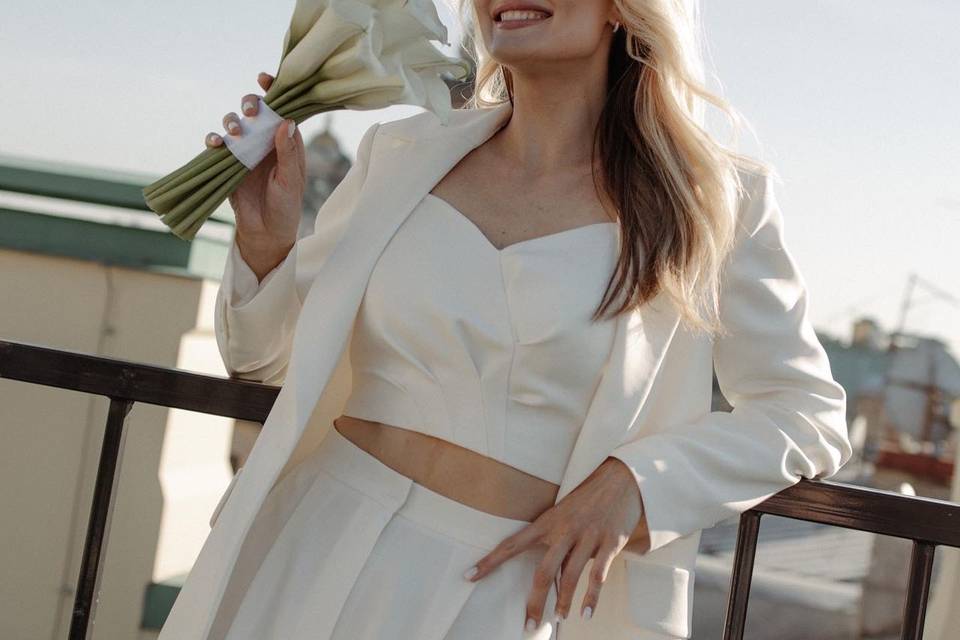Classic bridal look