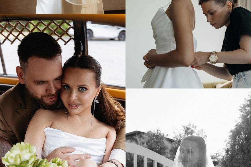 Classic bridal look