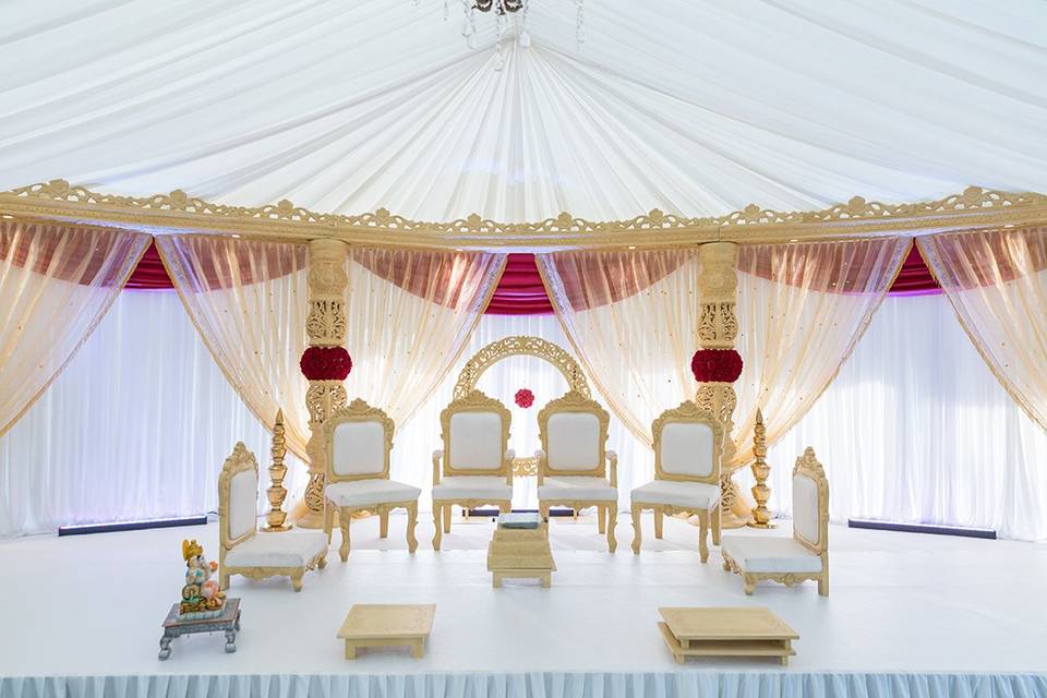 Mandap set up