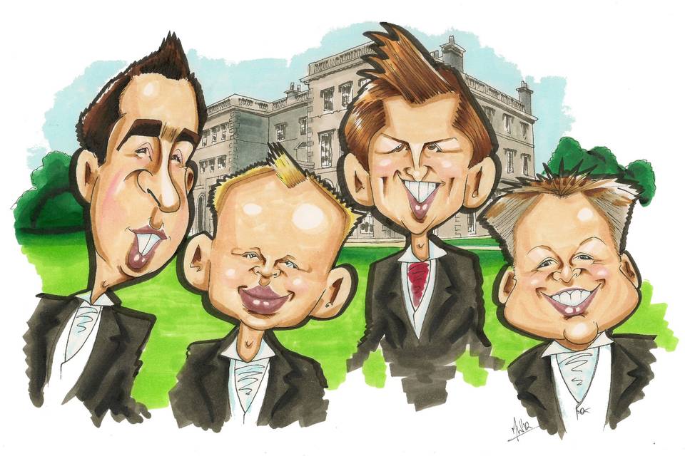 Mick Wright - Caricatures