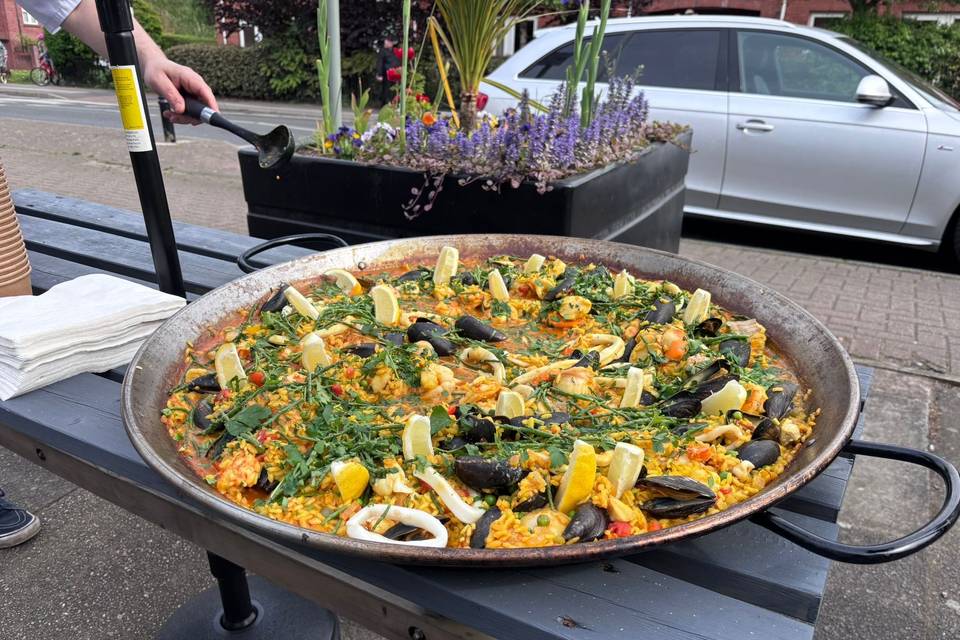 Paella finished