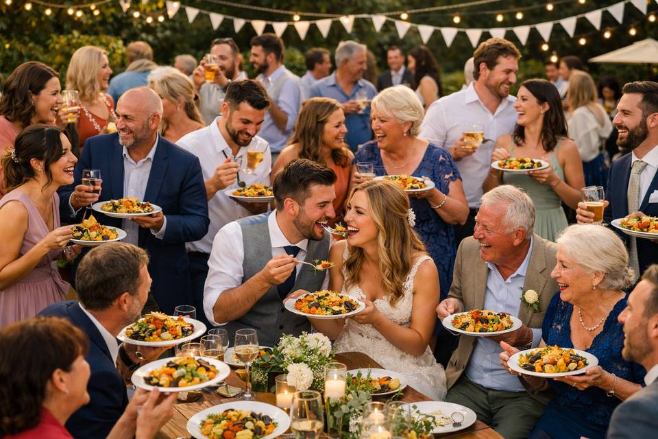 Wedding paella