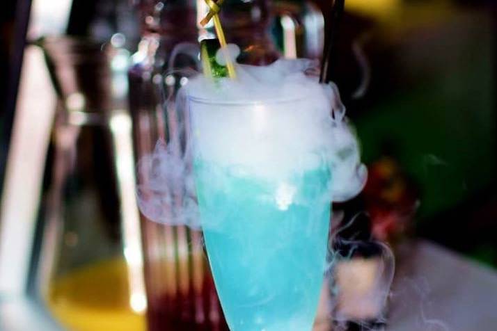 Blue cocktail