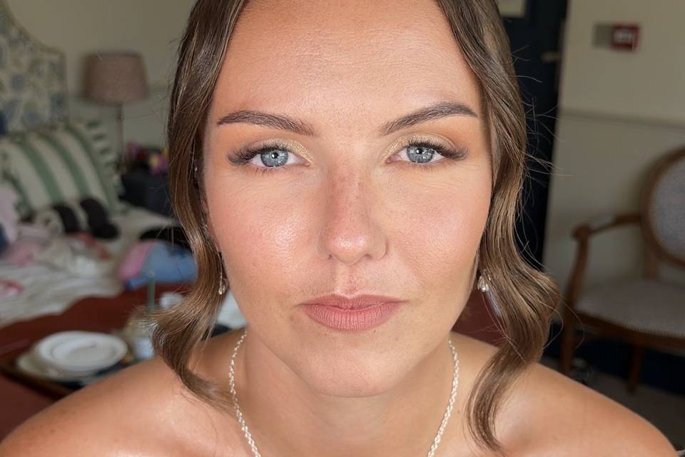 Golden Bridal Glam
