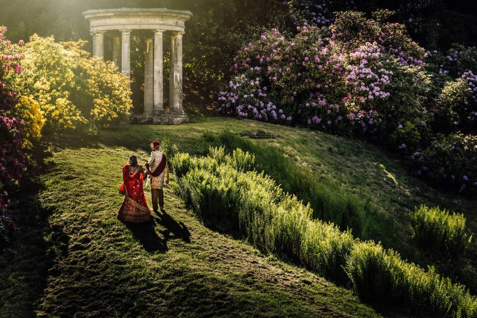 The temple within our gardens