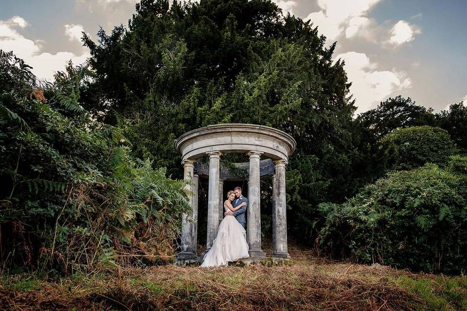 Photo opportunities at The Temple in the garden