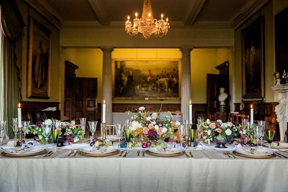 Beautiful table setting in The Dining Room