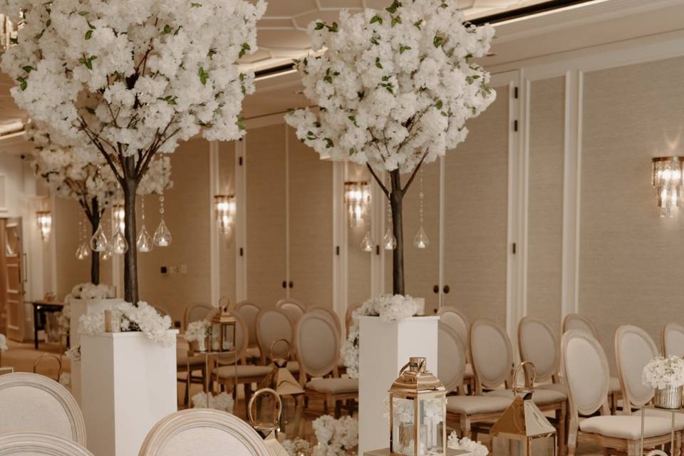 Ceremony space at The Fairmont