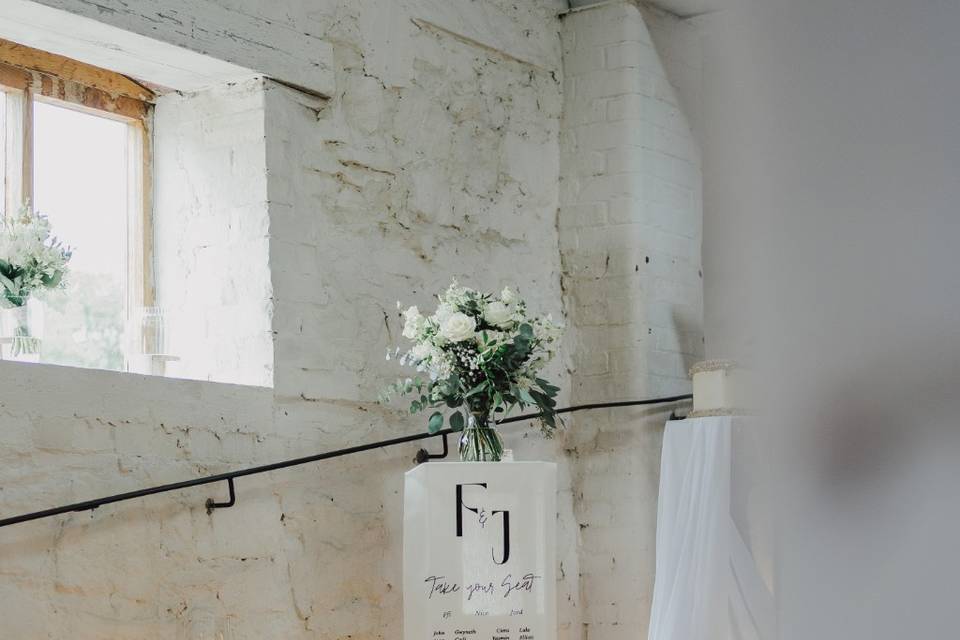Beautiful table plan