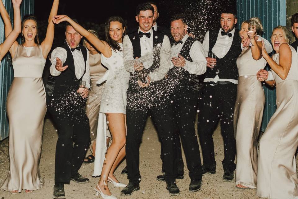 Celebrations with bubbly