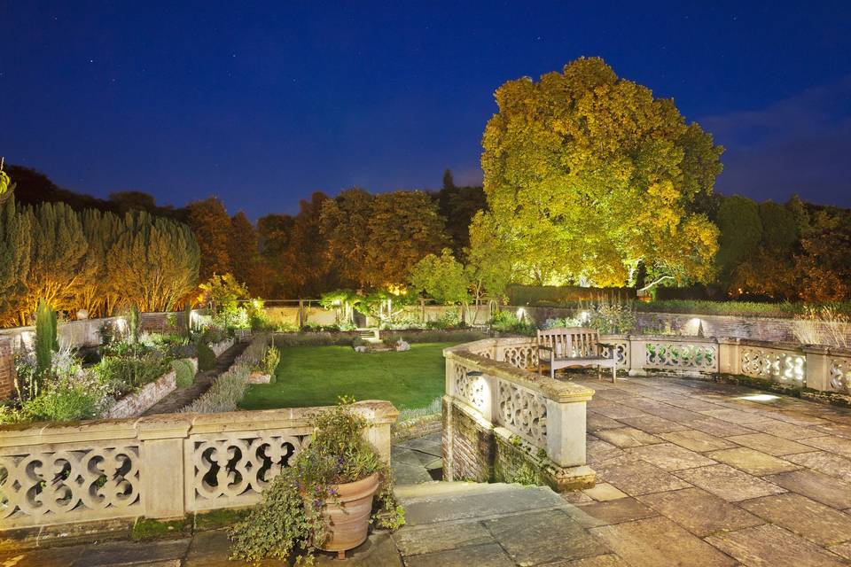 Terrace by night