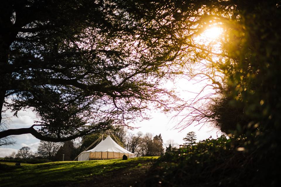 A marquee wedding