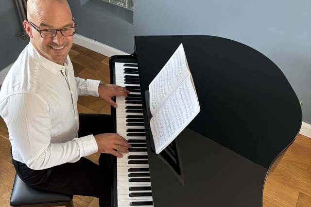 Andrew with baby grand