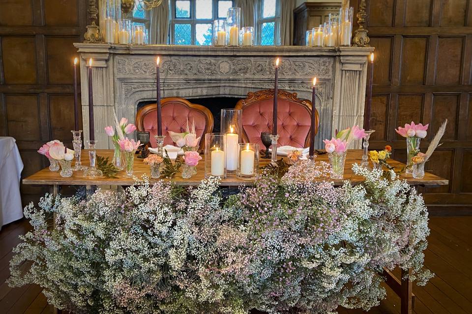 Top table flowers