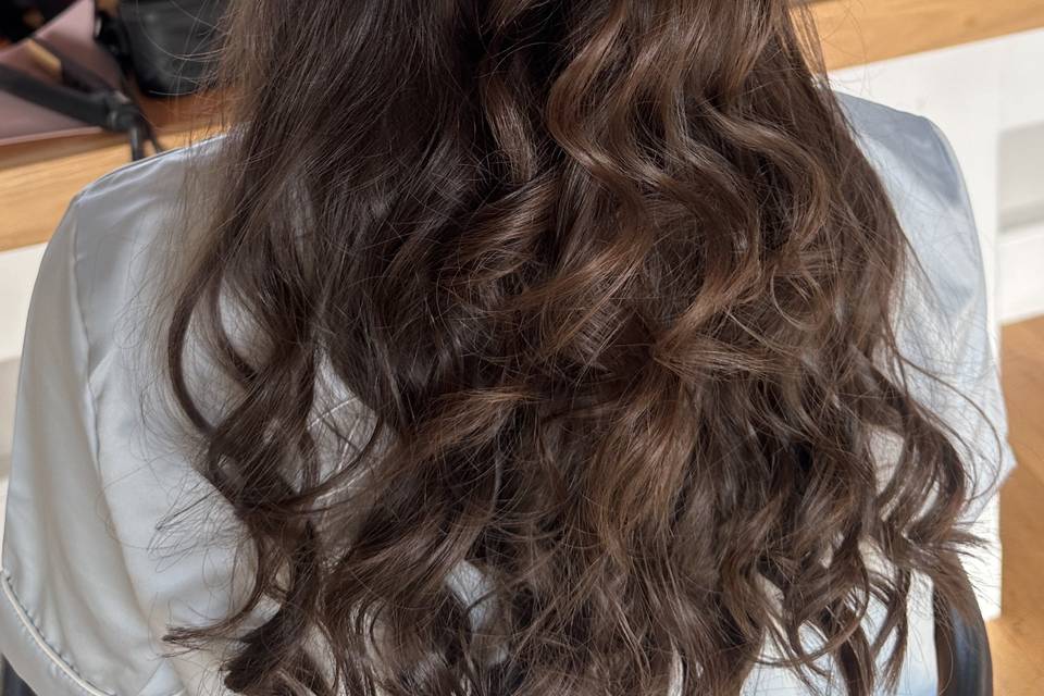 Half up