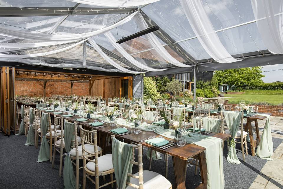 Marquee Seating Banquet