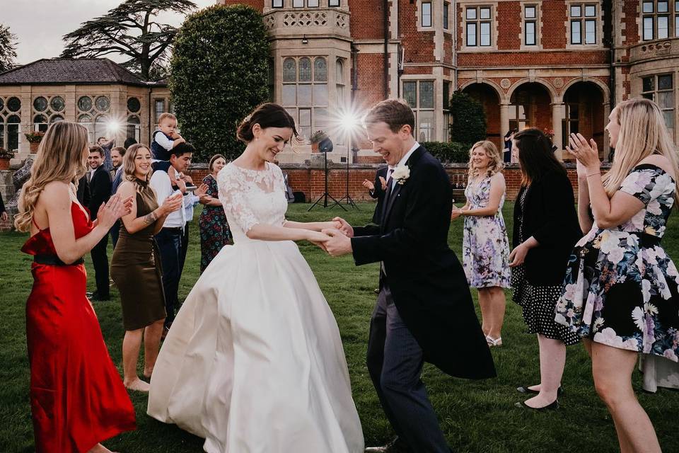 A ceilidh dance