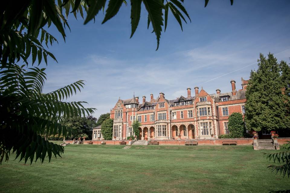 Frensham Hall in the summer