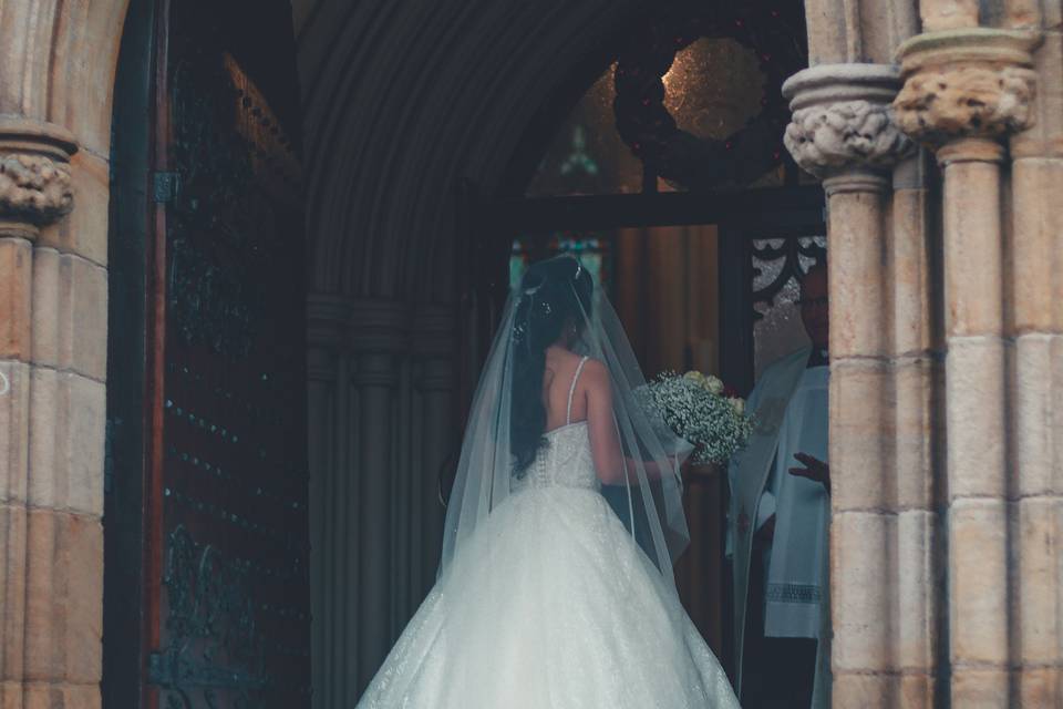 A beautiful Church wedding