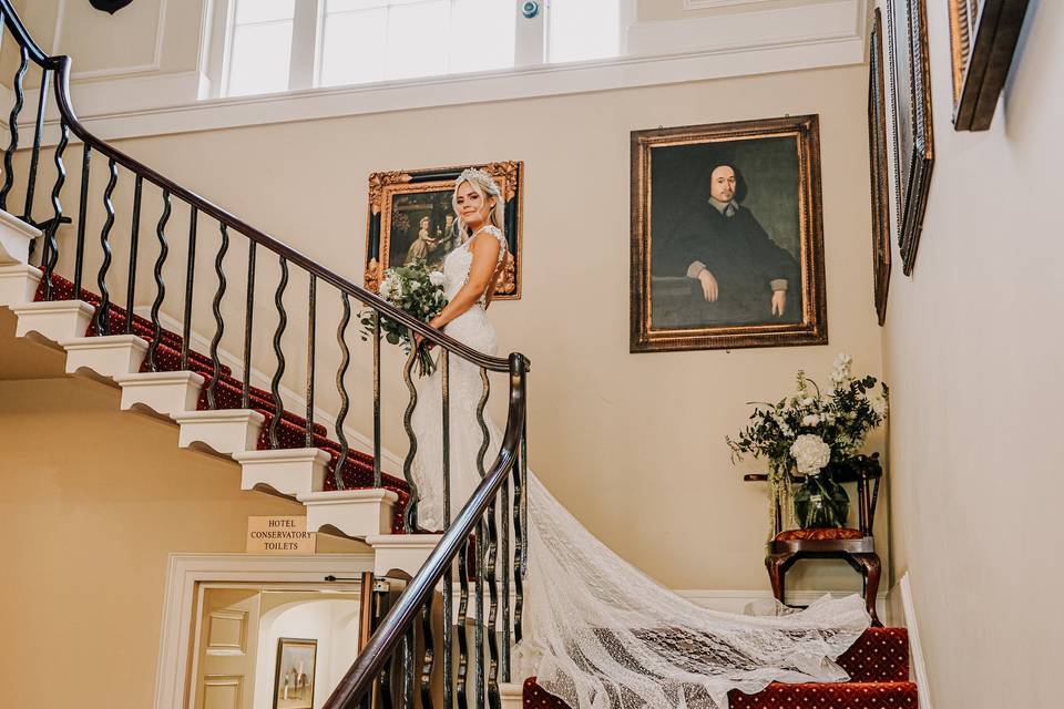 Owston Hall staircase