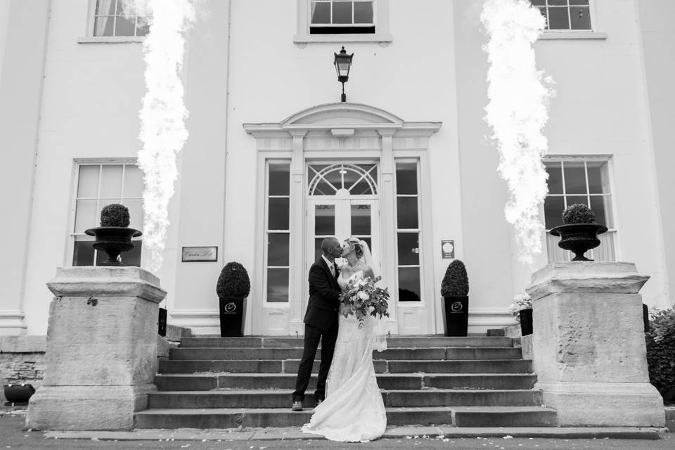 Sparks on Owston stairs