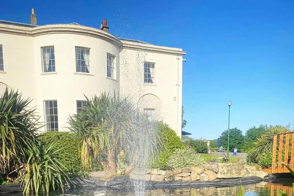 Owston Hall pond