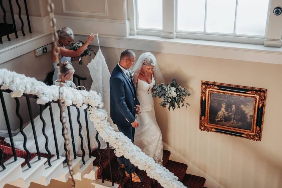 Owston Hall staircase