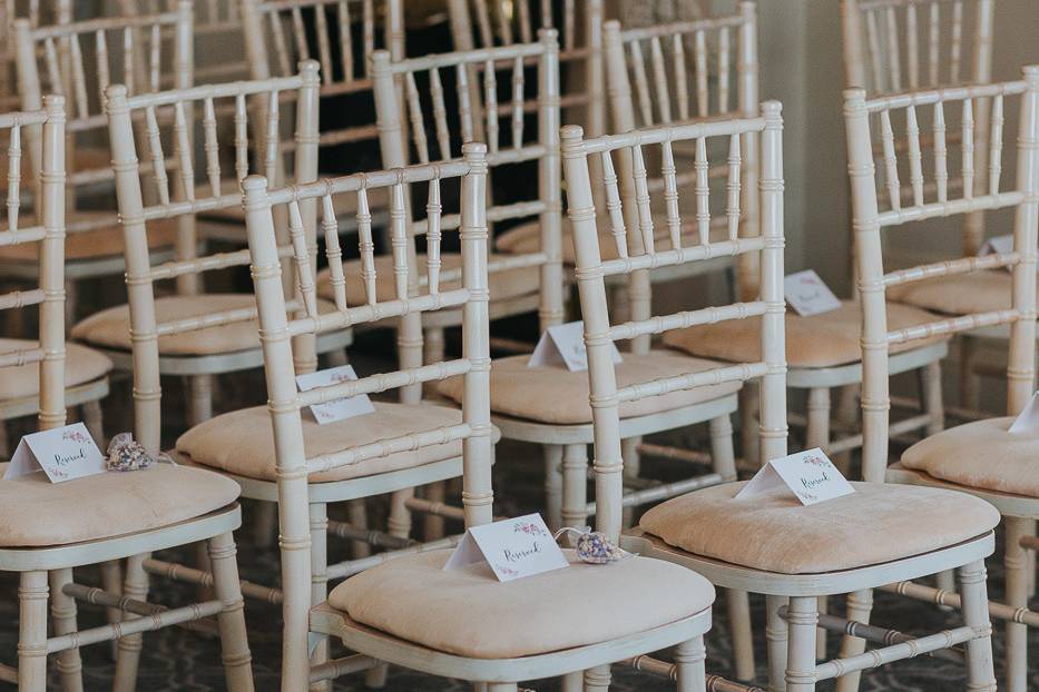 Chiavari chairs