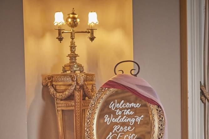 Welcome Sign Wedding
