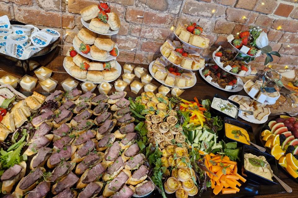 Afternoon tea buffet