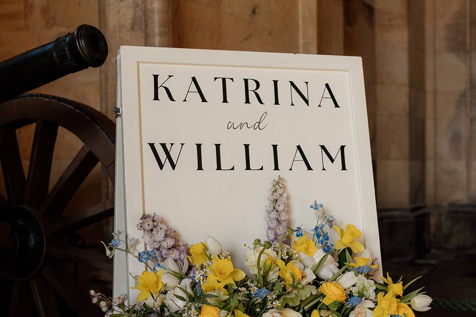 Spring Welcome Sign