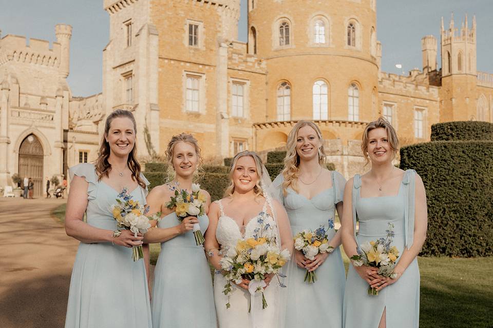 Bride & Bridesmaids