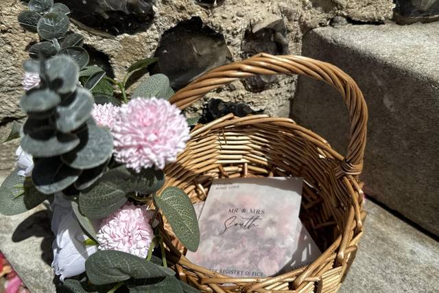 Confetti basket